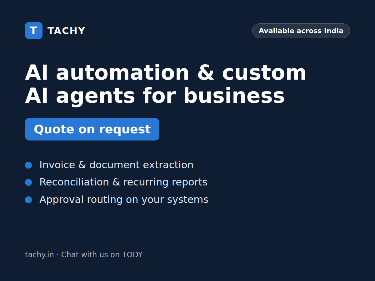 AI automation & custom AI agents for business